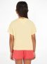 Tommy Hilfiger T-shirt met logo geel Meisjes Katoen Ronde hals Logo 116 - Thumbnail 6