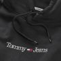 Tommy Hilfiger Zwarte Katoenen Sweater met Capuchon en Logo Black Heren - Thumbnail 5