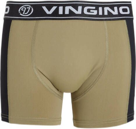 Vingino boxershort set van 2 zwart kaki