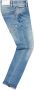 VINGINO skinny jeans APACHE mid blue wash Blauw Jongens Stretchdenim Effen 122 - Thumbnail 4