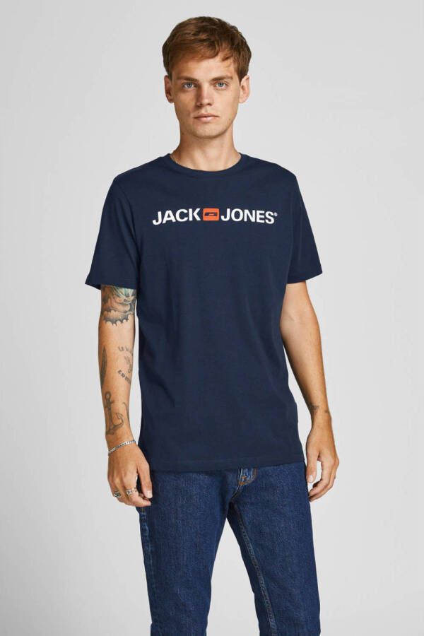 Jack & Jones T-shirt CORP LOGO TEE (3-delig Set van 3)