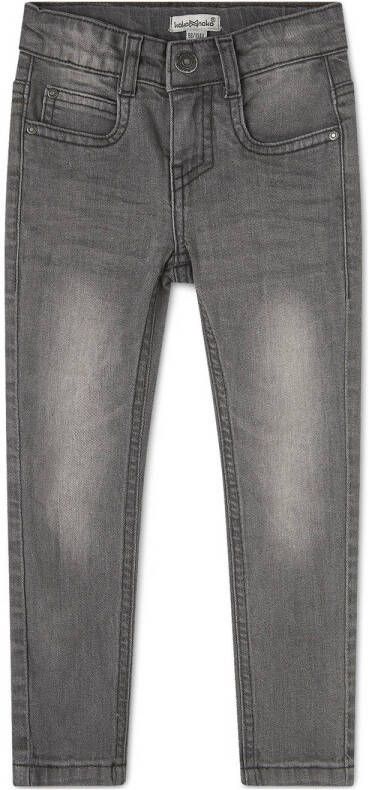 Koko Noko slim fit jeans Nox grijs stonewashed Jongens Stretchdenim Effen 110 116