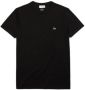 Lacoste Short Sleeved Crew Neck T-shirts Kleding black maat: XXL beschikbare maaten:M L XL XXL - Thumbnail 2