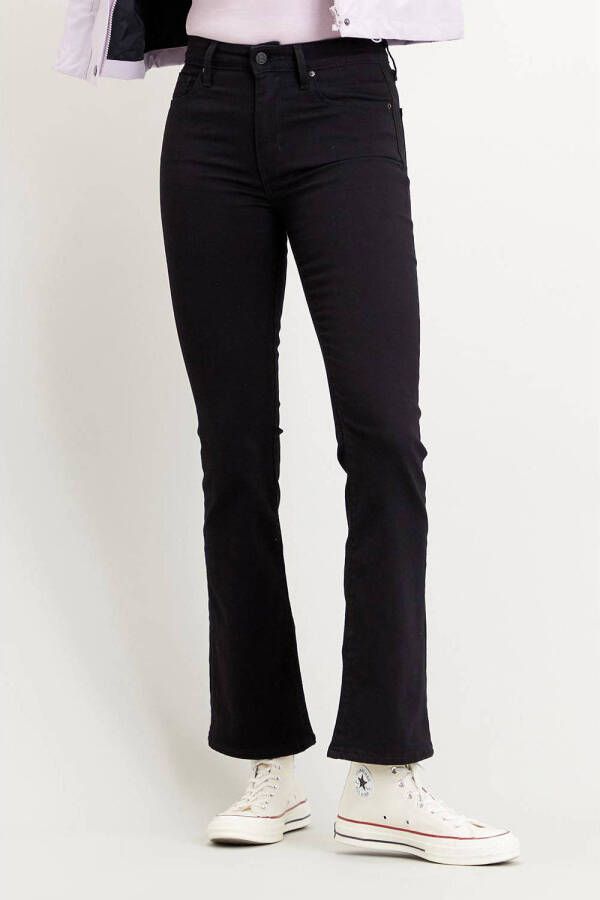 Levi's 725 high waist bootcut jeans zwart