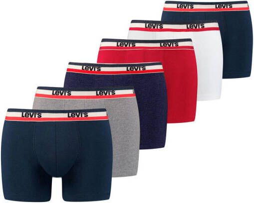 Levi's Boxershort Men Sportswear Logo Boxer (set 6 stuks)