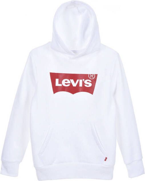 Levis Levi's Kids hoodie Batwing met logo wit Sweater Logo 140