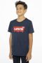 Levis Levi's Kids T-shirt Batwing met logo donkerblauw Jongens Katoen Ronde hals 140 - Thumbnail 1
