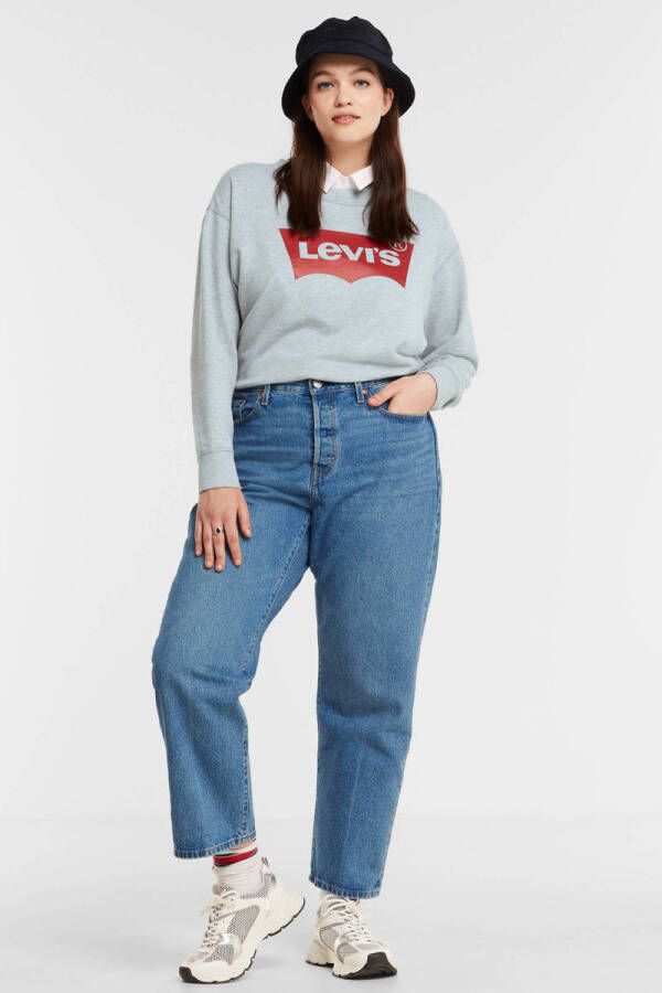 Levi's Plus 90's 501 cropped high waist straight fit jeans drew me in