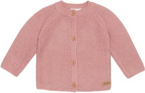 Little Dutch gebreid baby vestje vintage roze Meisjes Katoen Ronde hals 50 56