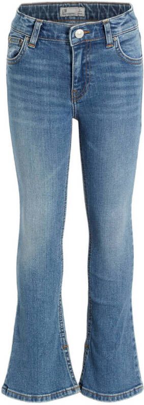 LTB flared jeans Rosie G selina wash Blauw Meisjes Stretchdenim Effen 146