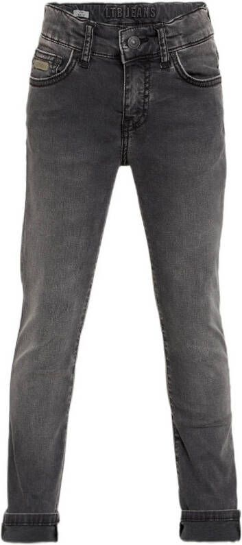 LTB slim fit jeans Jim almost black wash Zwart Jongens Stretchdenim 104