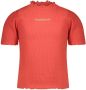 Moodstreet T-shirt met tekst koraalrood Meisjes Stretchkatoen Col Tekst 146 152 - Thumbnail 2