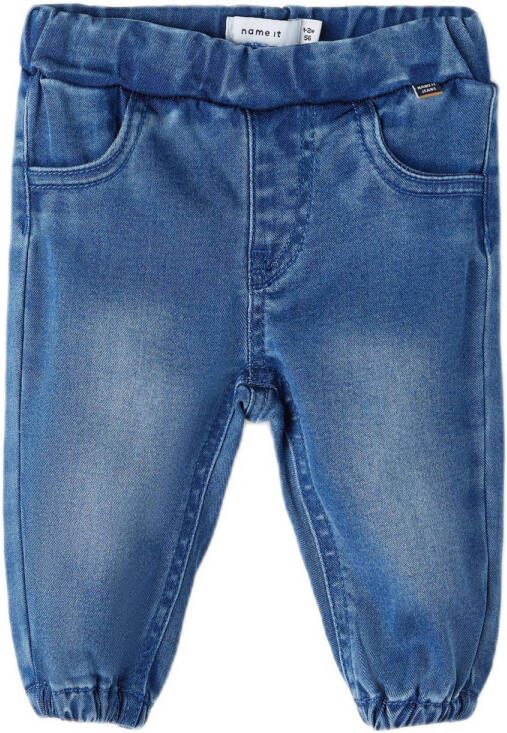 Name it BABY regular fit jeans NBNBERLIN medium blue denim Blauw Jongens Lyocell 62