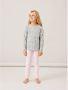 Name it KIDS pyjama NKFNIGHTSET met all over print grijs roze Meisjes Stretchkatoen Ronde hals 110 116 - Thumbnail 1