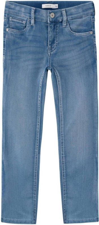 Name it KIDS slim fit jeans NKMTHEO light blue denim Blauw Jongens Jog denim 104
