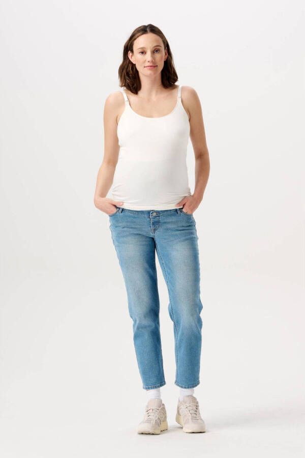 Noppies zwangerschaps mom jeans Azua vintage blue Blauw Dames Stretchdenim 28