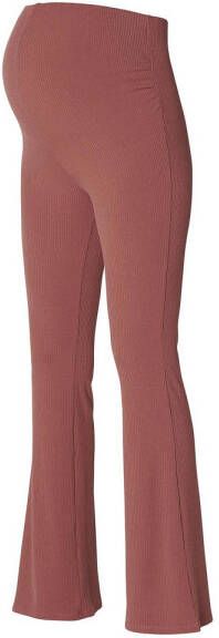 Noppies flared broek Heja van gerecycled polyester roodbruin Dames Gerecycled polyester (duurzaam) S