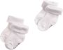 Noppies baby sokken (2 paar) Wit Katoen Effen 6-12 mnd - Thumbnail 1