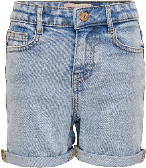 Only KIDS GIRL jeans short KONPHINE light denim short Blauw Meisjes Stretchdenim 140