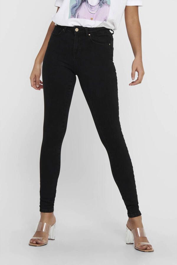 Only Skinny fit jeans met labelpatch model 'POWER'