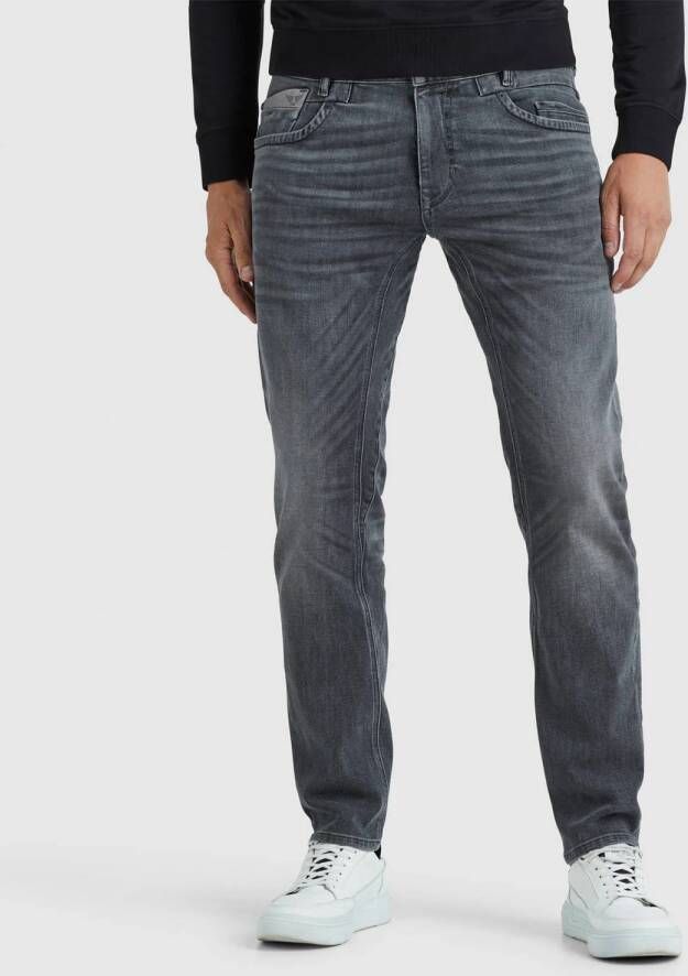 PME LEGEND Heren Jeans Commander 3.0 Grey Peached Denim Grijs