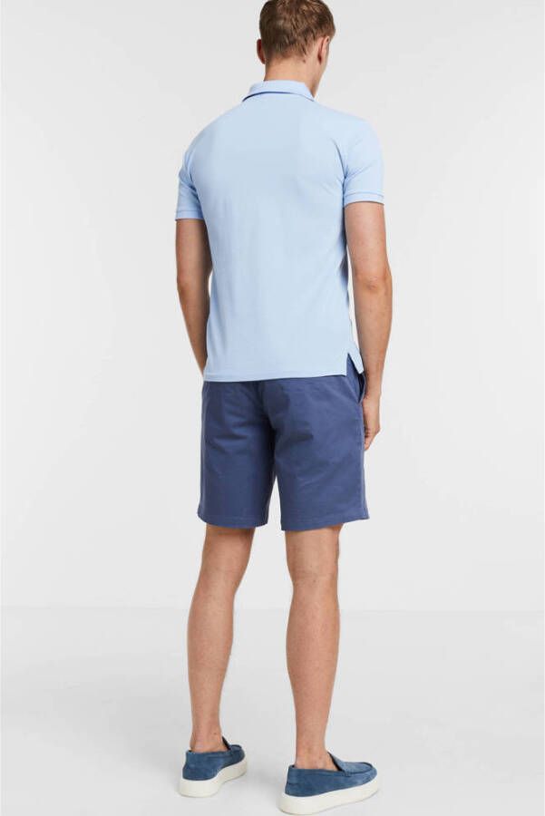 Polo Ralph Lauren Slim Cotton Stretch Polo Shirt Blue Heren