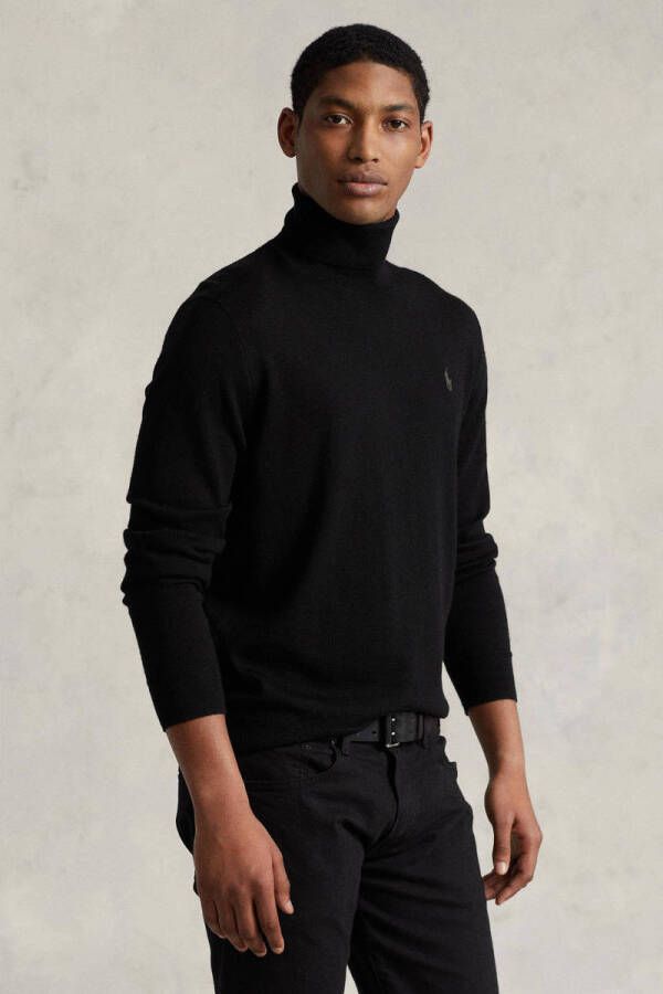 Polo Ralph Lauren Zwarte Sweaters LS TN Pp-Lange Mouwen-Pullover Black Heren