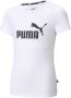 Puma T-shirt wit Meisjes Katoen Ronde hals Logo 104 - Thumbnail 1