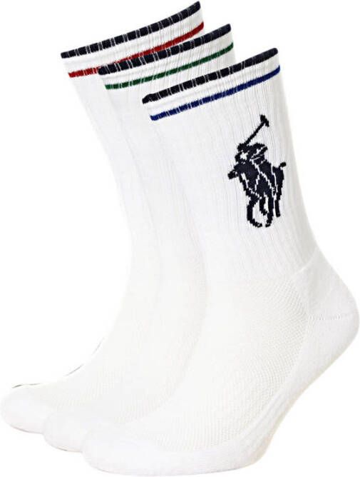 Ralph Lauren sokken set van 3 wit