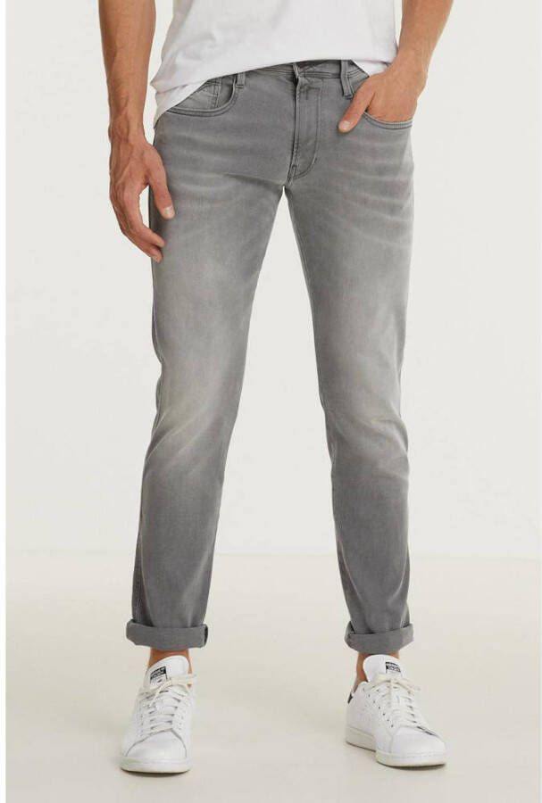 Replay 360° Elasticity Slim-Fit Jeans Grijs Gebleekt Gray Heren