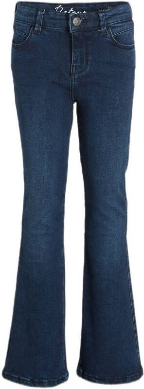 Retour Denim flared jeans Midar dark blue denim Blauw Meisjes Stretchdenim 104