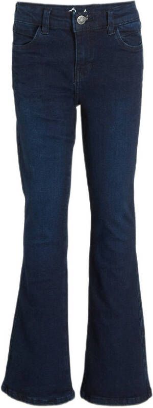 Retour Jeans flared jeans Midar raw blue denim Blauw Meisjes Stretchdenim 110