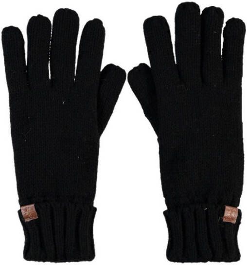 Sarlini gebreide handschoenen zwart