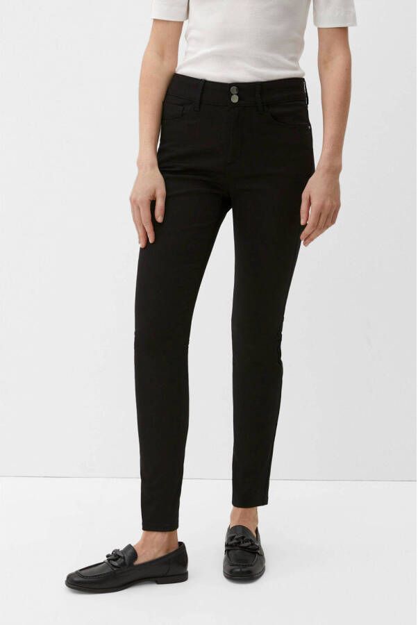 S.Oliver BLACK LABEL 5-pocket jeans met een dubbele knoopsluiting