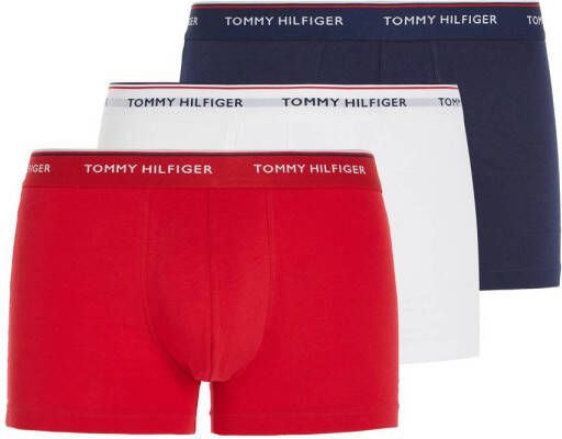 Tommy Hilfiger Trunk 3 pack premium essentieel Rood Heren
