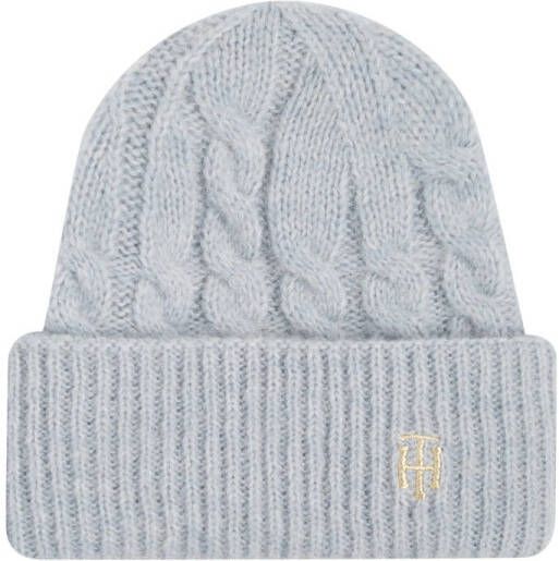 Tommy Hilfiger Beanie met labelstitching model 'Timeless'