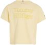 Tommy Hilfiger T-shirt met logo geel Meisjes Katoen Ronde hals Logo 116 - Thumbnail 2