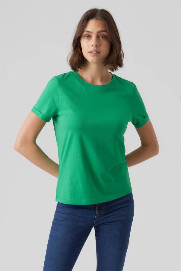 Vero Moda Shirt met korte mouwen VMPAULA S S T-SHIRT NOOS