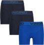 VINGINO boxershort set van 3 blauw donkerblauw Jongens Stretchkatoen 146 152 - Thumbnail 2