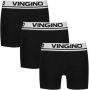 VINGINO boxershort set van 3 zwart Jongens Stretchkatoen Effen 170 176 - Thumbnail 2