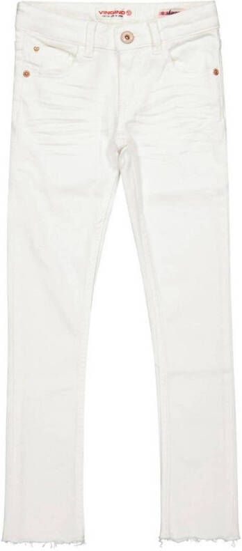 Vingino cropped low waist skinny jeans AMIA CROPPED white denim