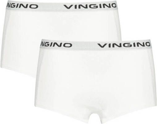 VINGINO shorts set van 2 wit Slip Meisjes Stretchkatoen Effen 110 116