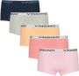 VINGINO shorts- set van 5 roze multicolor Slip Meisjes Stretchkatoen Effen 158 164 - Thumbnail 2