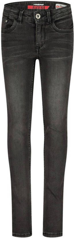 VINGINO super skinny jeans BIANCA grey vintage Grijs Meisjes Stretchdenim 110