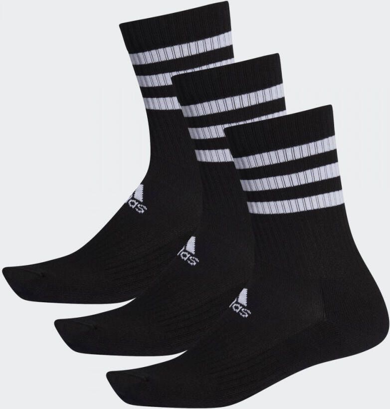 Adidas Performance Functionele sokken 3-STRIPES CUSHIONED CREW SOKKEN 3 PAAR