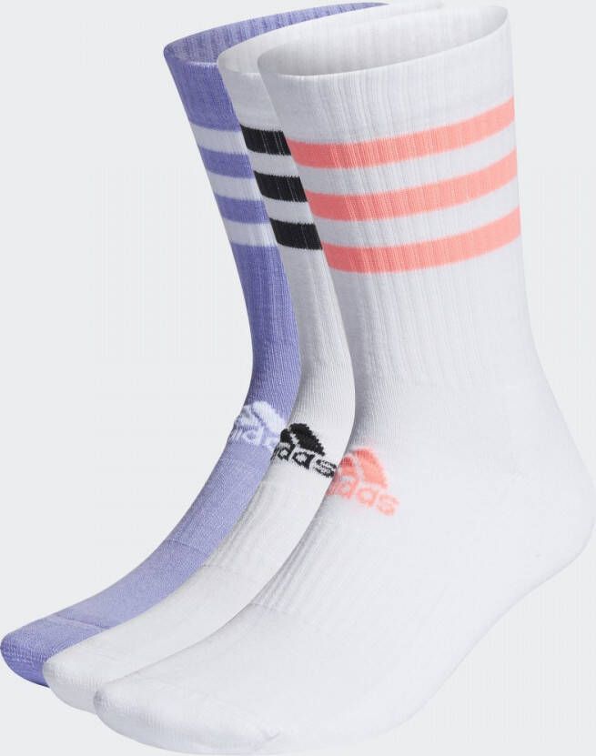 Adidas Perfor ce 3-Stripes Gevoerde Sokken 3 Paar