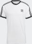 Adidas Originals Heren Wit Logo T-shirt met 3 Strepen White Heren - Thumbnail 1