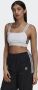 Adidas Dames Witte Top met Vierkante Halslijn White Dames - Thumbnail 1