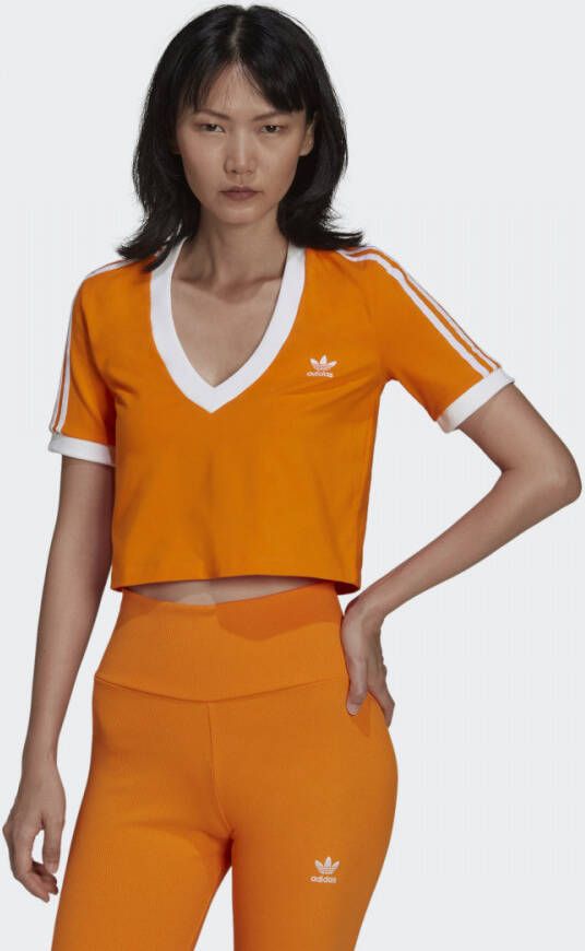 Adidas Originals Dames T-shirt met korte mouwen Adicolor Classics Orange Dames