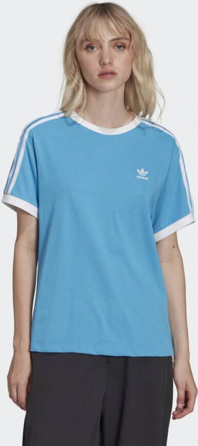 Adidas Originals T-shirt met logostrepen model '3 STRIPES TEE'